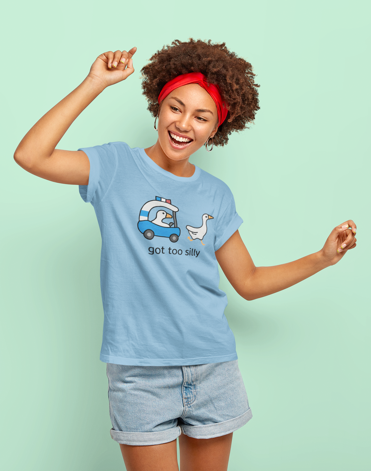 Silly Goose Graphic Tee – Funny Unisex Cotton T-Shirt